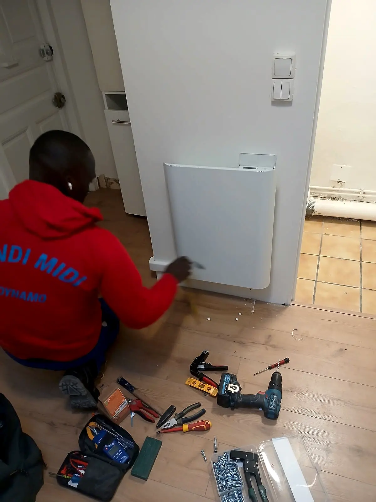 Éclairage et courants faibles — chantier BAT-ELECTRIQUE 1