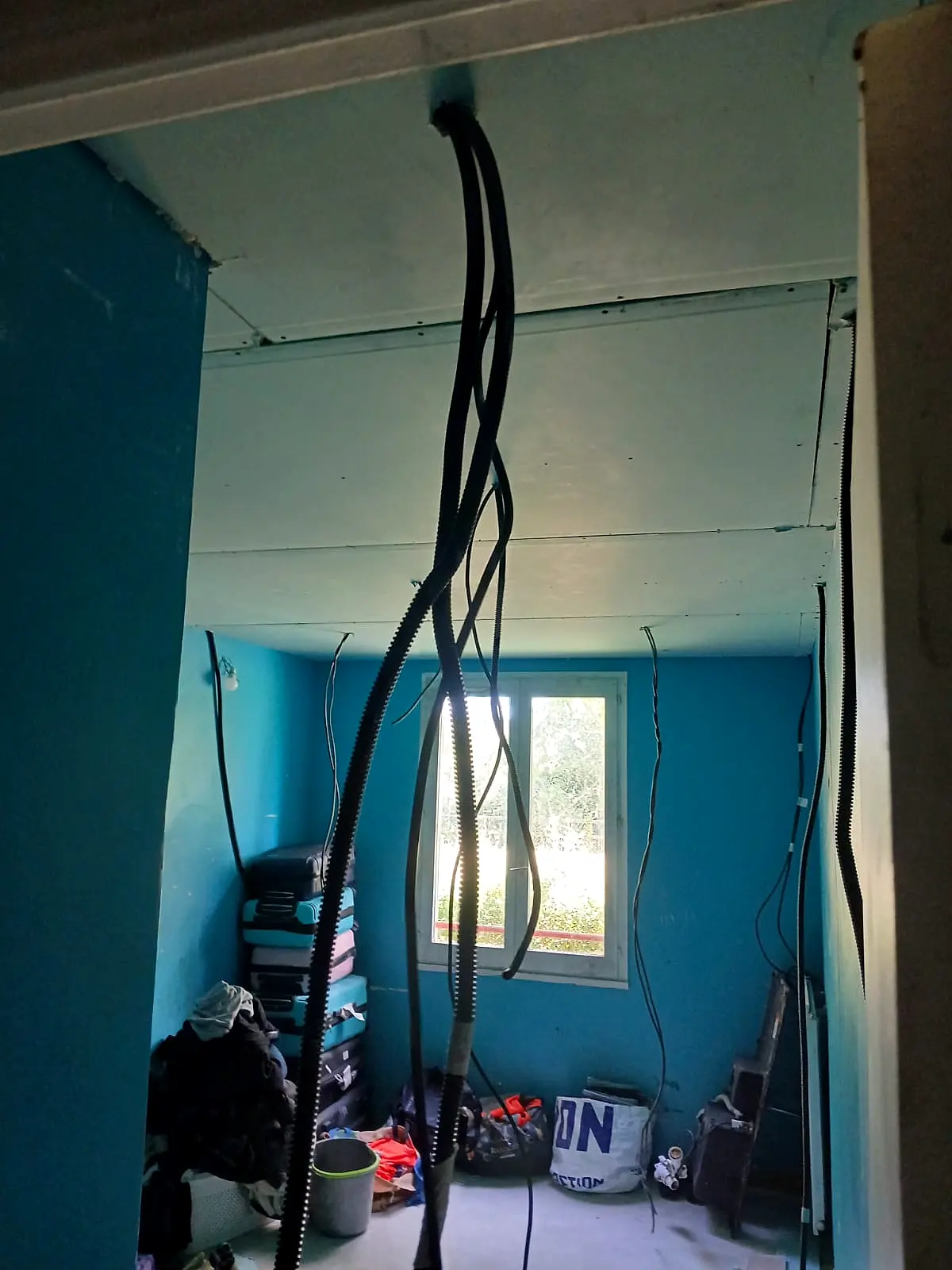 Rénovation intérieure — chantier BAT-ELECTRIQUE 7