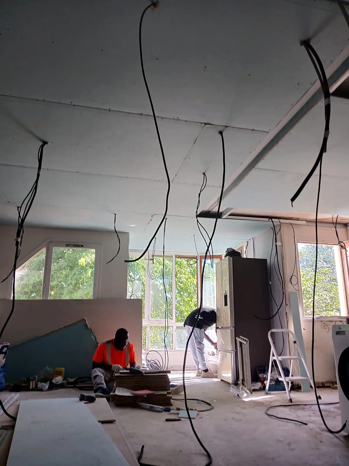 Rénovation intérieure — chantier BAT-ELECTRIQUE 1