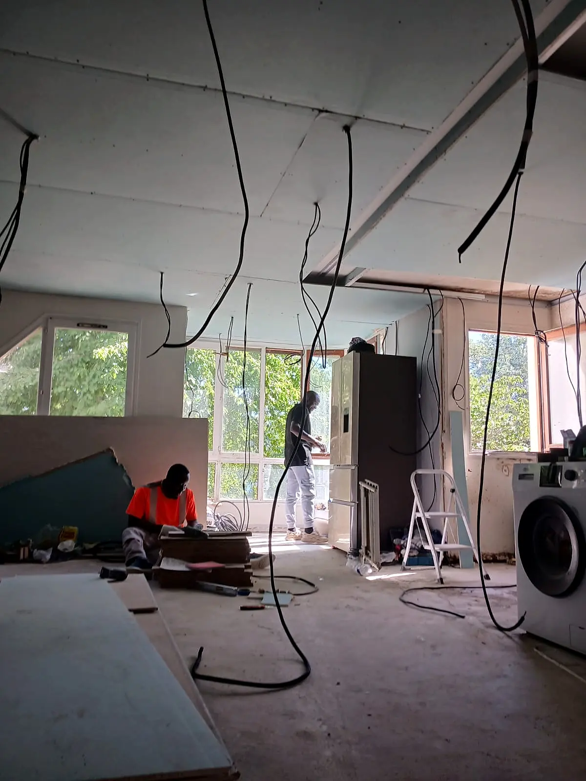 Rénovation intérieure — chantier BAT-ELECTRIQUE 4