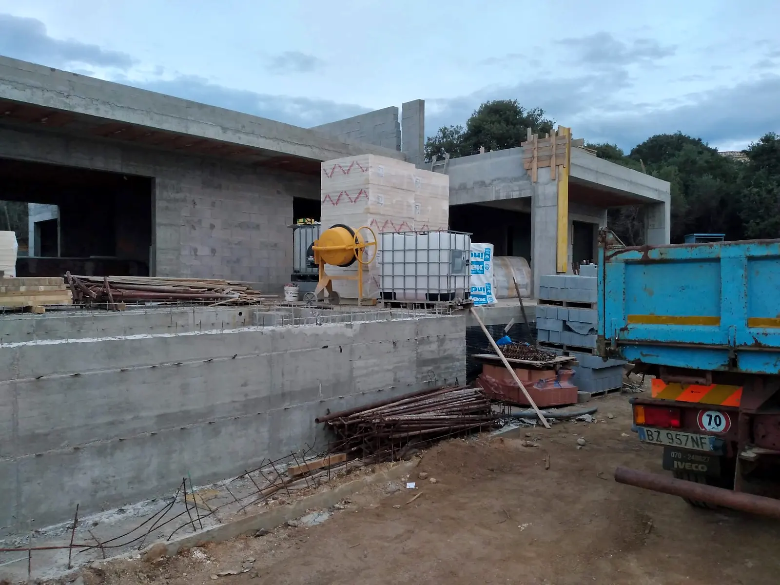 Gros œuvre et piscines — chantier BAT-ELECTRIQUE 5