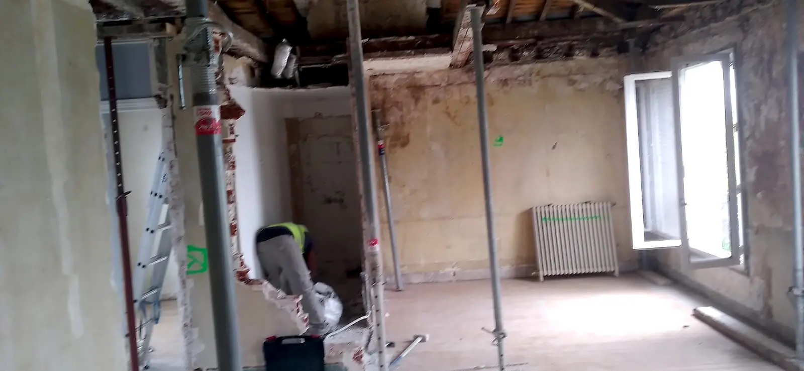 Démolition et curage — chantier BAT-ELECTRIQUE 5